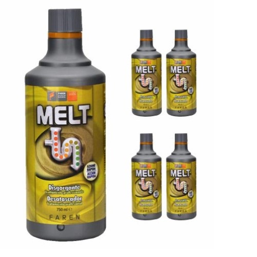 DISGORGANTE IDRAULICO MELT PER USO PROFESSIONALE 750 ML