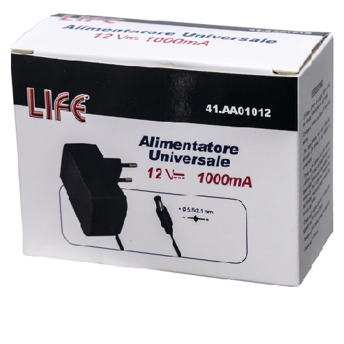 ALIMENTATORE SWITCHING 12Vdc 1000 mA - immagine 2