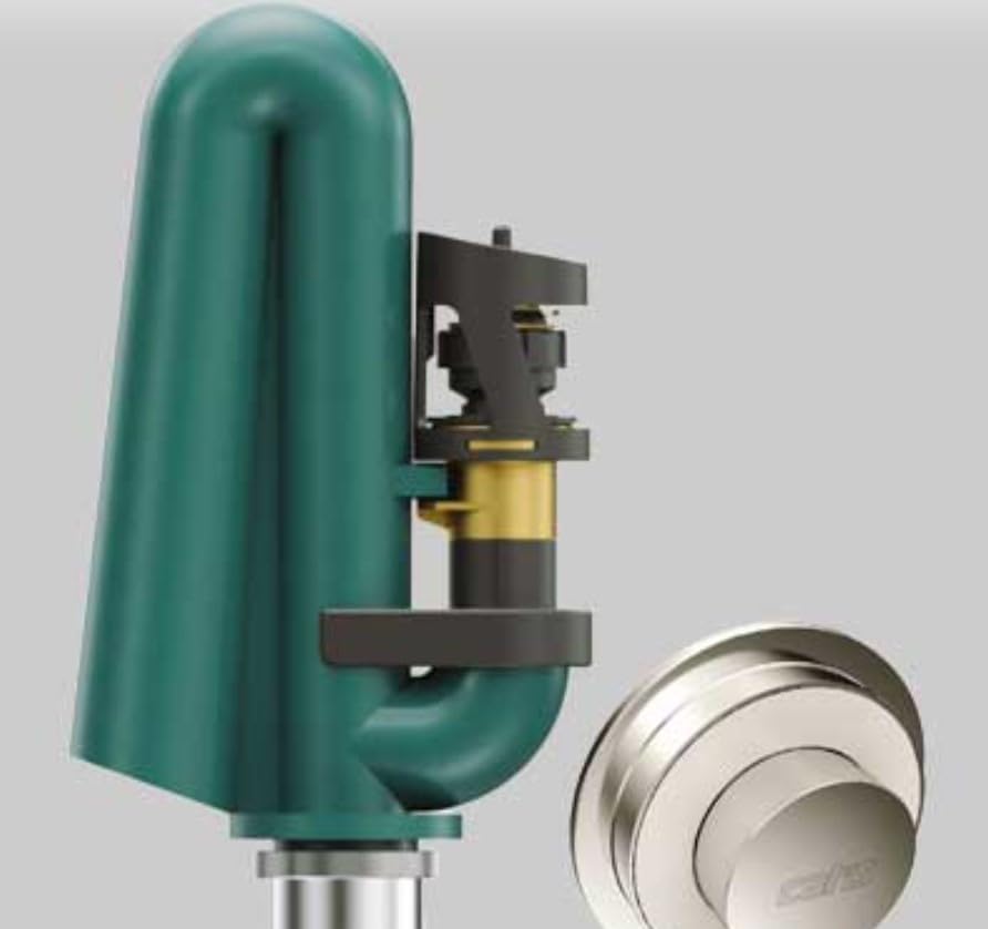 BATTERIA CATIS ECOSTOP CON PULSANTE CROMATO