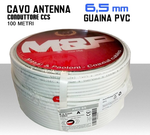 CAVO TV 6,5mm CLASSE A M&P VENDITA A ML.