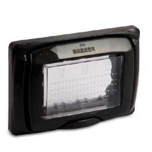 Placca protettiva IP55 3 moduli grigio antracite Master 43703