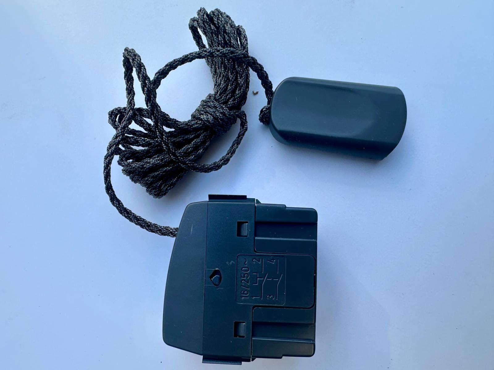 PULSANTE BIPOLARE 250V ac - NA 16A - TIRANTE - 1 MODULO - PLAYBUS - immagine 4