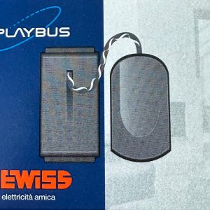 PULSANTE BIPOLARE 250V ac - NA 16A - TIRANTE - 1 MODULO - PLAYBUS