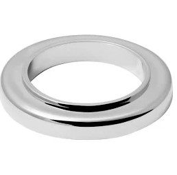 BASETTA IN METALLO CROMATO PER RUBINETTO MISCELATORE  40 X 55